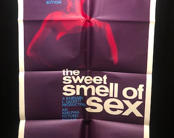 Original 1965 The Sweet Smell Of Sex One Sheet Movie Poster, RARE Lost Sexploitation Film, Robert Downey Sr