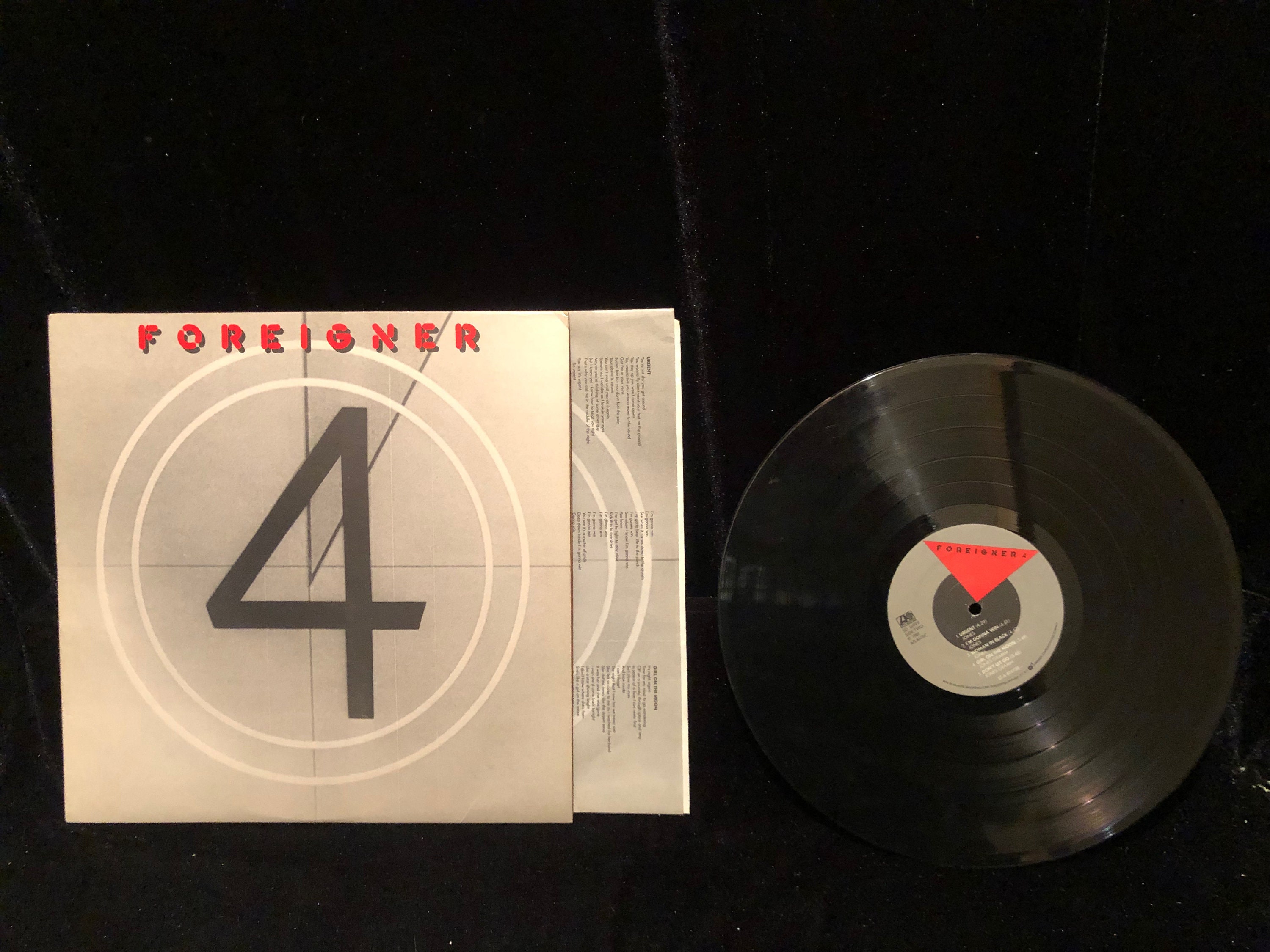 Original 1981 Foreigner 4 Vinyl Record LP Album SD16999 Atlantic