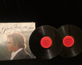 Original Vintage 1972 Johnny Mathis All Time Greatest Hits Vinyl Record LP KG 31345 Columbia
