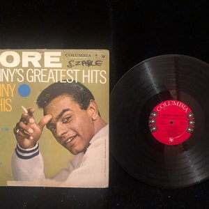 Original Johnny Mathis More Johnny&#39;s Greatest Hits Vinyl Record LP Columbia CL 1344