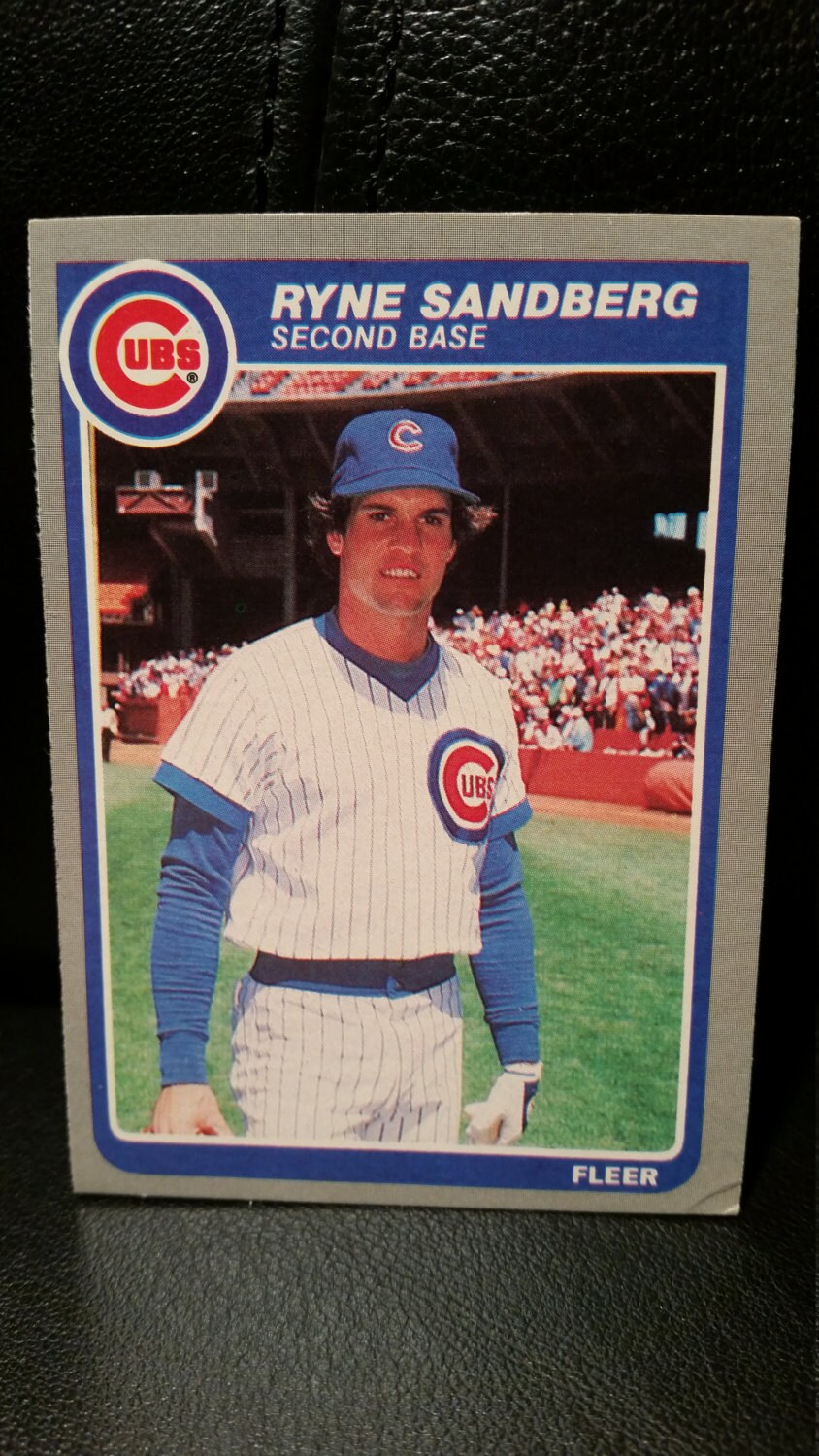 Ryne Sandberg 1985 Fleer Baseball Card 65 Chicago Cubs HOF Etsy