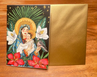 Watercolor Bayou Madonna Cards