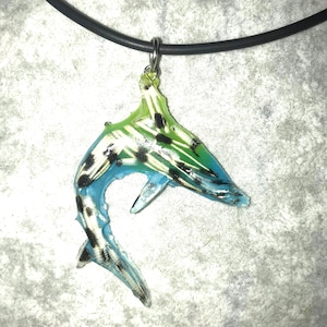 Thresher Shark Lionfish Pendant with Cord
