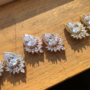 3/4 5/8 9/16 1/2 7/16 00g 0g 2g 4g 6g 8g 10g 12g 1 PAAR goud Rose goud zilver Zirconia pluggen Meters Tunnels bruiloft