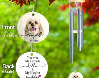 Pet Loss Gifts, Cat Loss Gift, Dog Loss Gift, Pet Bereavement Gift, Pet Sympathy Gift, Pet Memorial, Pet Memorial Wind Chime, Pet Memorial