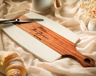 Couple Gift, Couple Cutting Board, Wedding Gift, Engraved Engagement Present, Personalized Cutting Board, Anniversary Gift Housewarming Gift