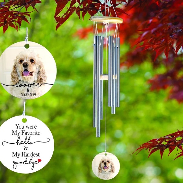 Pet Loss Gifts, Cat Loss Gift, Dog Loss Gift, Pet Bereavement Gift, Pet Sympathy Gift, Pet Memorial, Pet Memorial Wind Chime, Pet Memorial