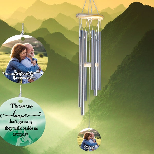 Memorial Gift Memorial Wind Chime Remembrance Wind Chime Bereavement Gift In Memory Personalized Wind Chime Remembrance gift Wind Chime