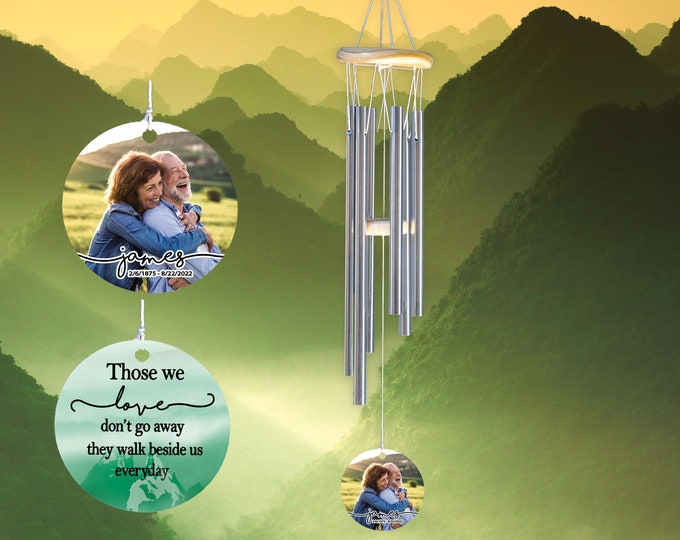 Memorial Gift Memorial Wind Chime Remembrance Wind Chime Bereavement Gift In Memory Personalized Wind Chime Remembrance gift Wind Chime