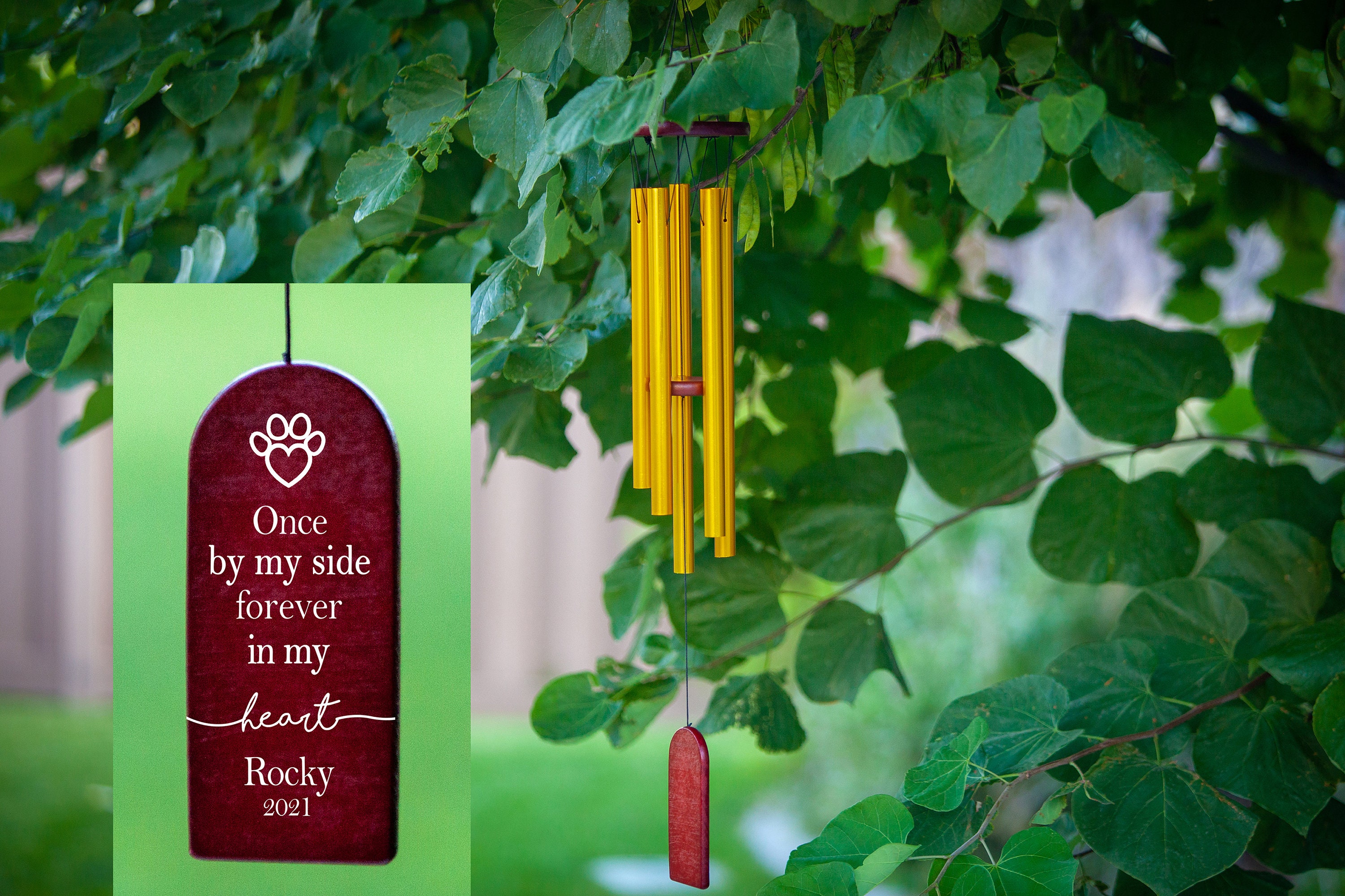 Pet Memorial, Pet Memorial Wind Chime, Pet Memorial Gift, memorial gi…