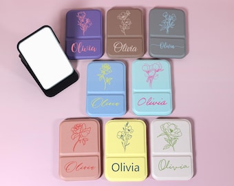 Personalized Compact Mirror, Custom Bridesmaid Gift, Bridesmaid Proposal Box Filler, Bachelorette Party Favors, Pocket Mirror with Name