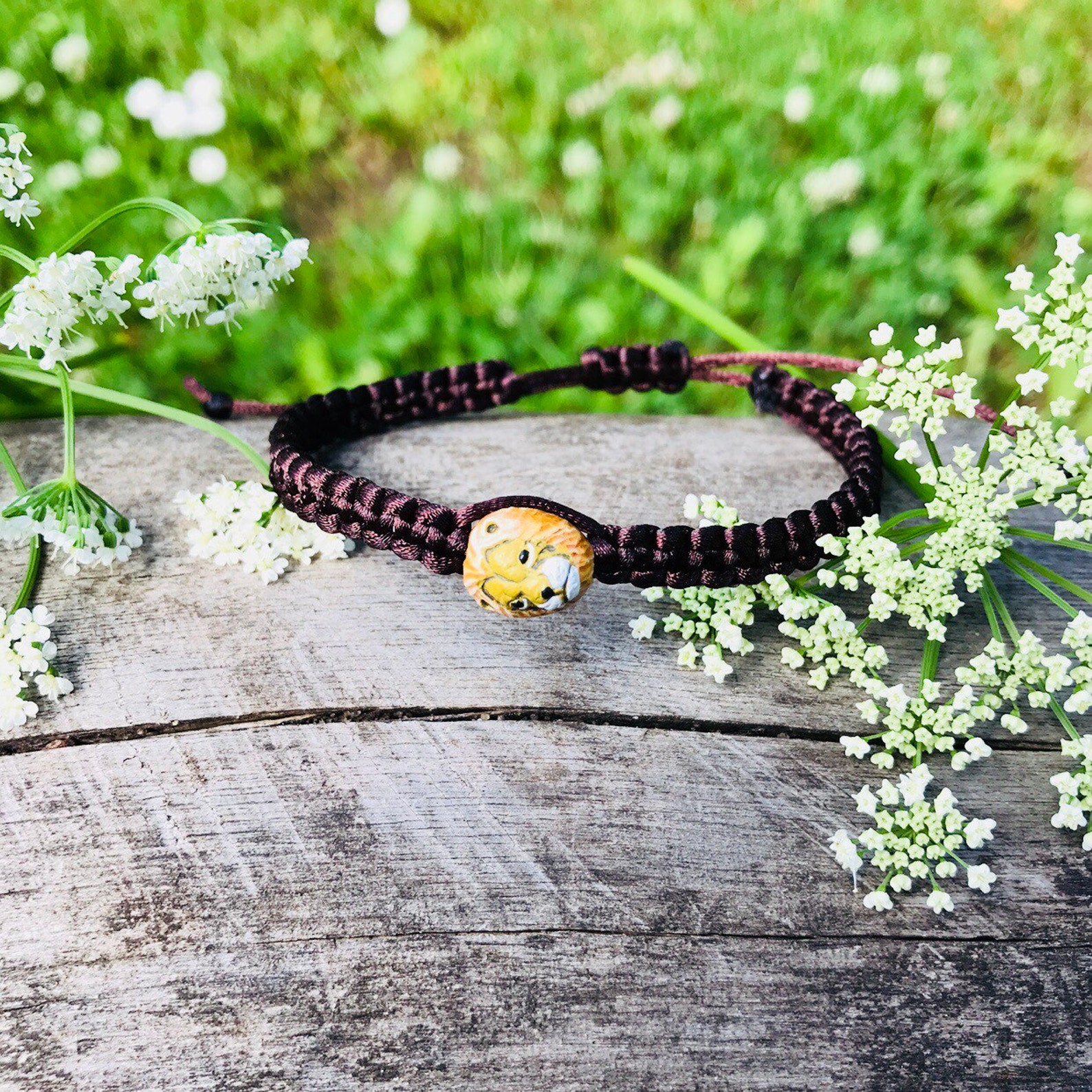 Lion Bracelet Gift for Men Woman Friendship Bracelet Etsy