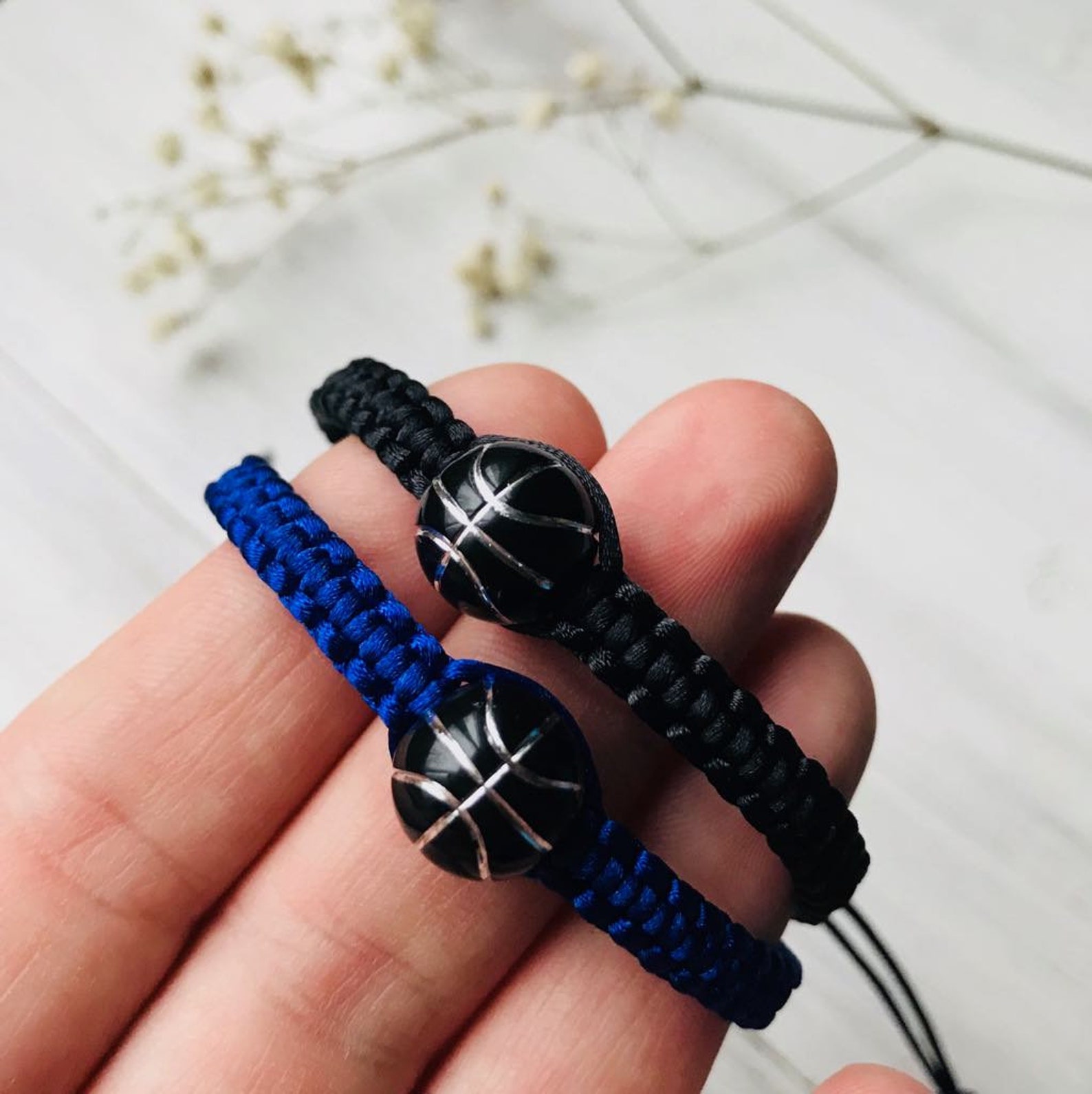 Basketball Bracelet Sports Bracelet Adjustable Kids Man Etsy