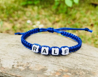 Name bracelet, Personalized bracelets, braided bracelet, bracelet for him for her kids, women bracelet, men bracelet, macrame bracelet, luck