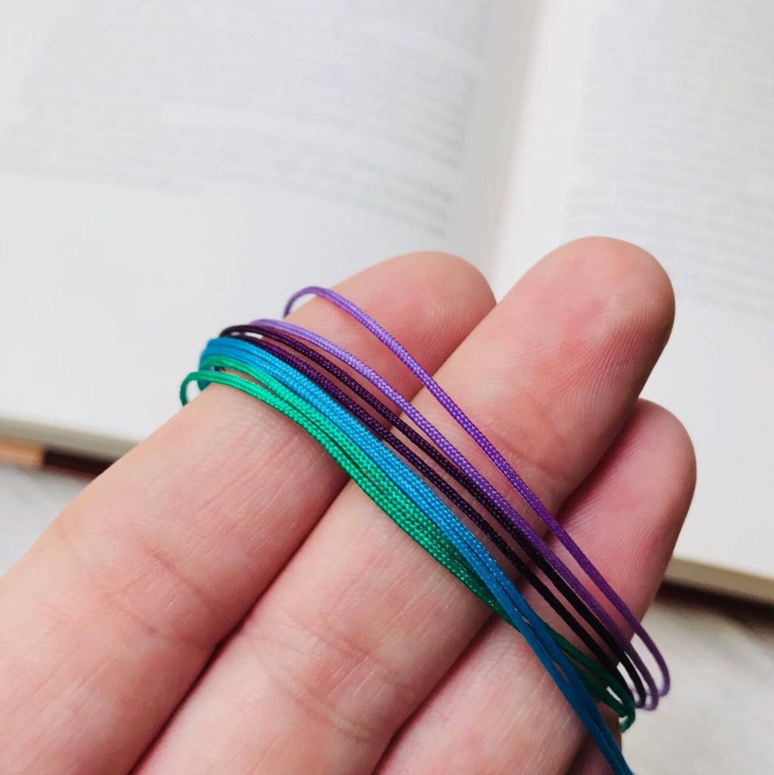 Adjustable string bracelet thin bracelet Adjustable men Etsy