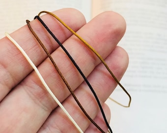 Pulsera de cordón de nailon ajustable, tobillera ultrafina e impermeable para surfistas.