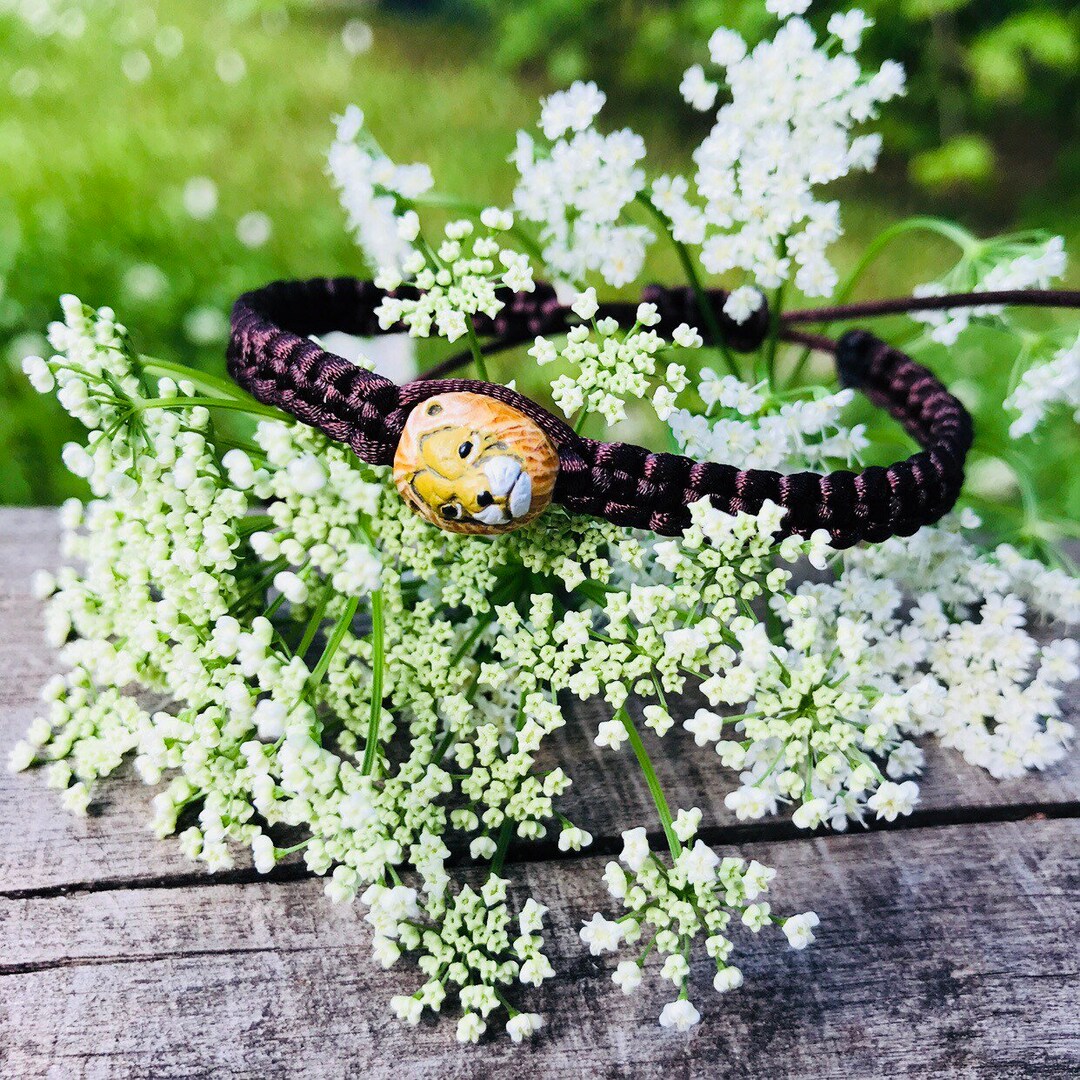 Lion Bracelet Gift for Men Woman Friendship Bracelet Etsy