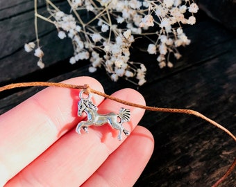 Armband paardwens, vriendschapskoord, cadeau paardenliefhebber
