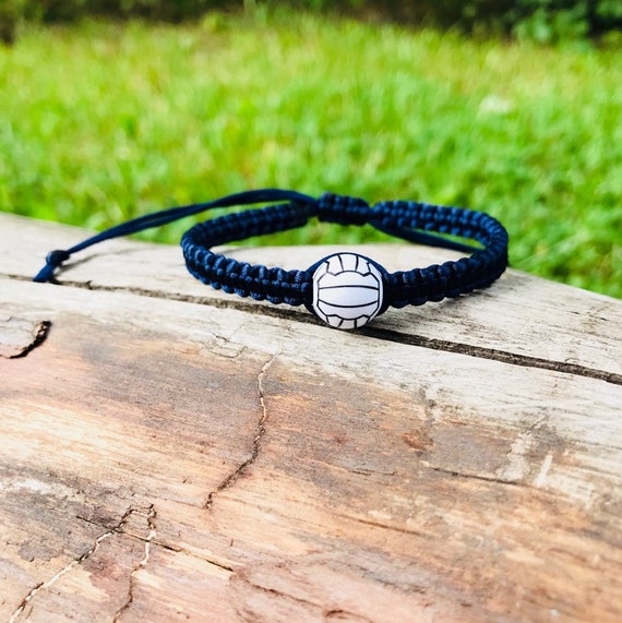 Volleyball Bracelet Adjustable Cord Bracelet Kids Man Woman