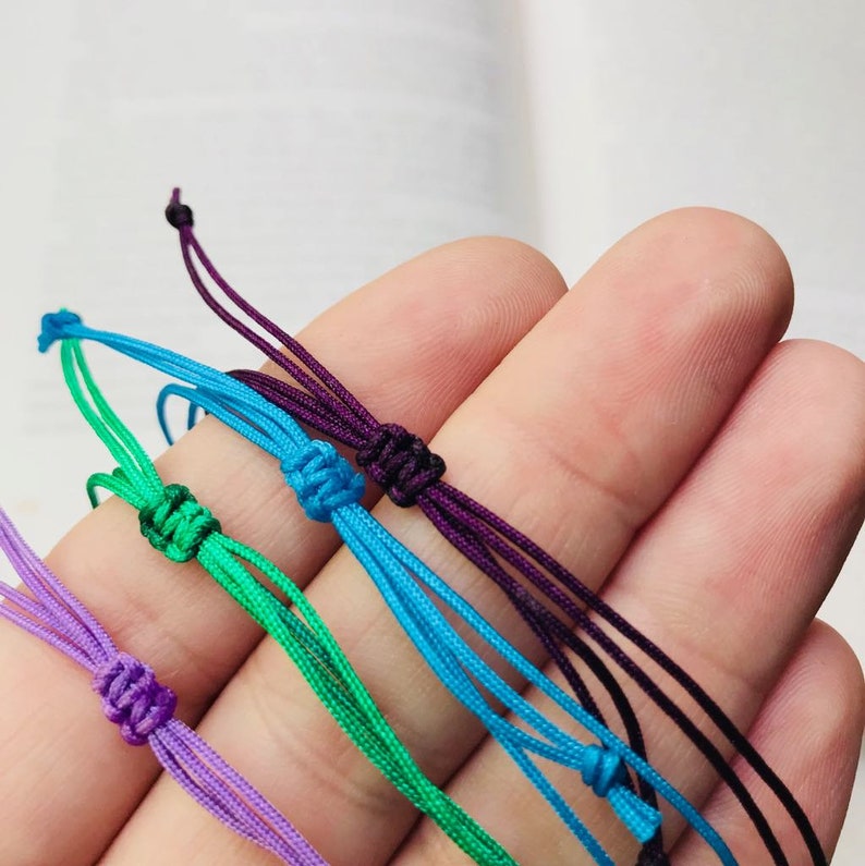 Adjustable string bracelet thin bracelet Adjustable men | Etsy