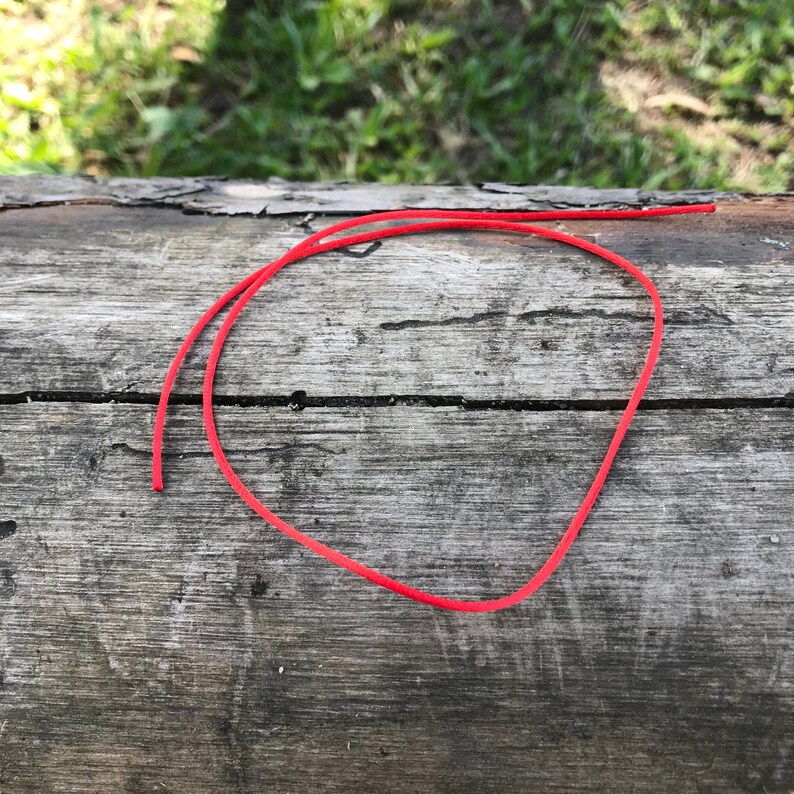 Filo rosso del destino Bracciale uomo donna rosso stringa | Etsy