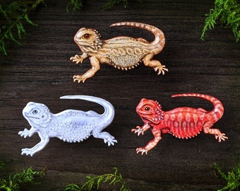 Bearded Dragon Lapel Pins