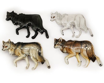 Wolf Lapel Pins