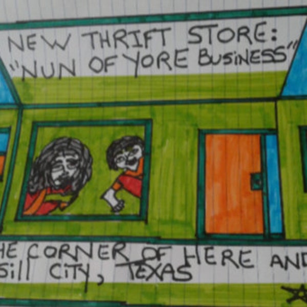 Nun of Yore Business Thrift Shop – A Church Charity  Organization - A Digital Short Story - See Item Details