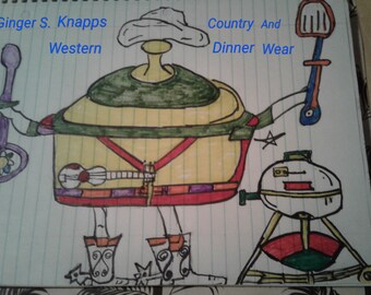 Ginger S. Knapps New Country and Western Dinner Wear...correction (Spagetti Western) Dinner Ware...