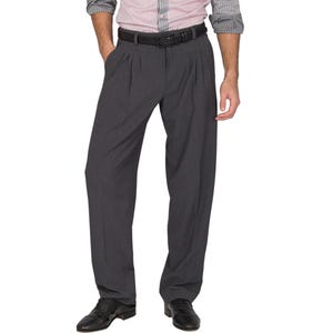 Men&#39;s Argentine Tango pants, Men&#39;s Latin dance pants, Four pleated men&#39;s classic pants, Men&#39;s Ballroom show pants, Everyday men&#39;s trousers