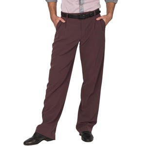 Men's Argentine Tango pants, Men's social dancing pants, Men's two front pleated pants, Men's Ballroom pants
