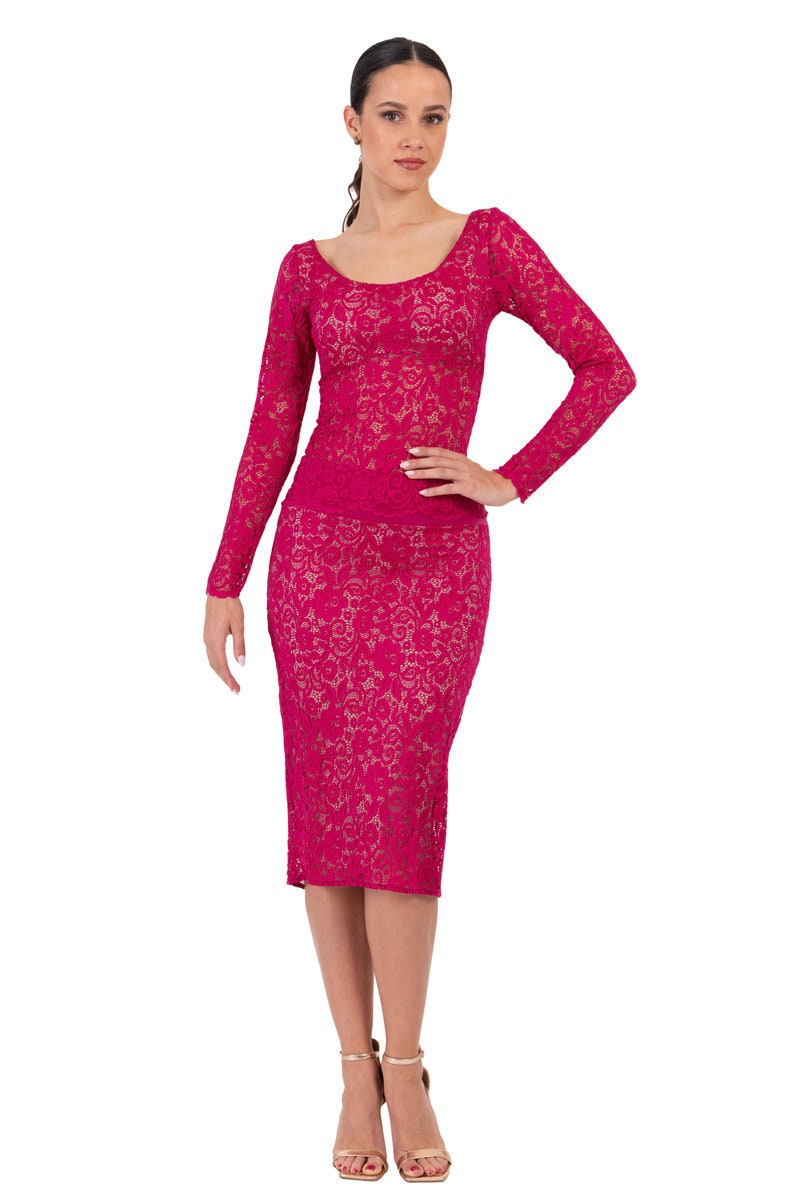 フィッシュテイルスカート ラテン 社交ダンス アシンメトリー