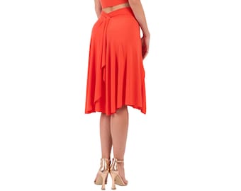 アルゼンチンタンゴ ＊ミロンガ ＊ スカート アルゼンチンタンゴスカート、太ももまでスリットの入ったスカート