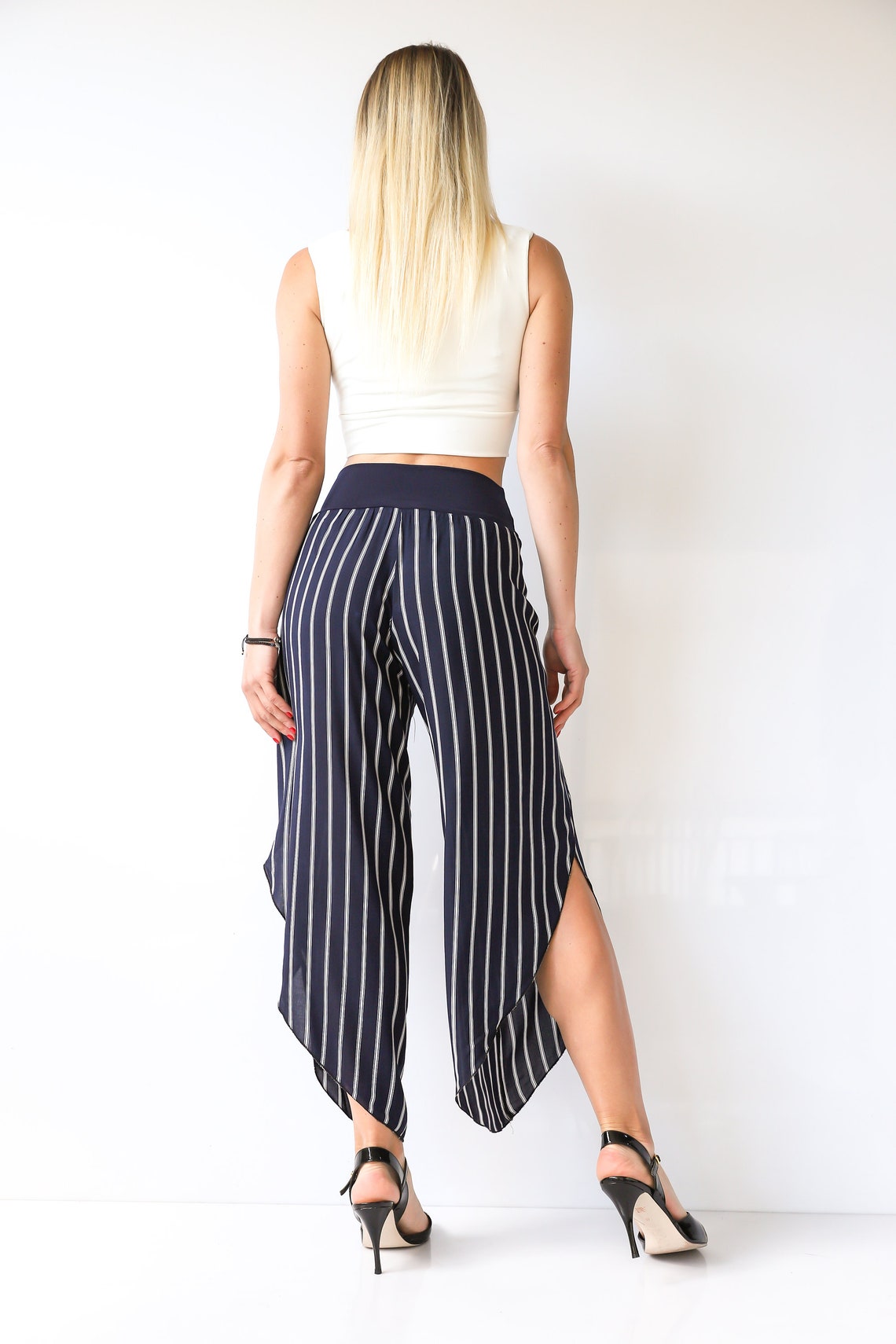 Argentine Tango Pants Salsa Dance Pants Capri Flowy Pants Etsy