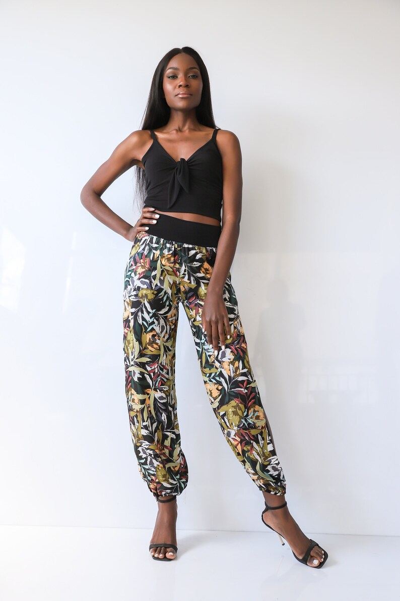 Salsa Dance Pants Argentine Tango Pants Pilates Practice Etsy