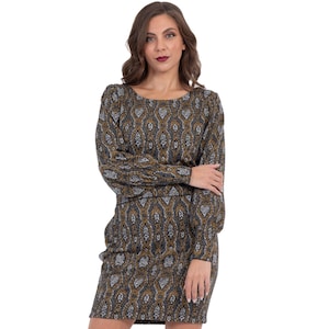 Earth Tone Formal Dress