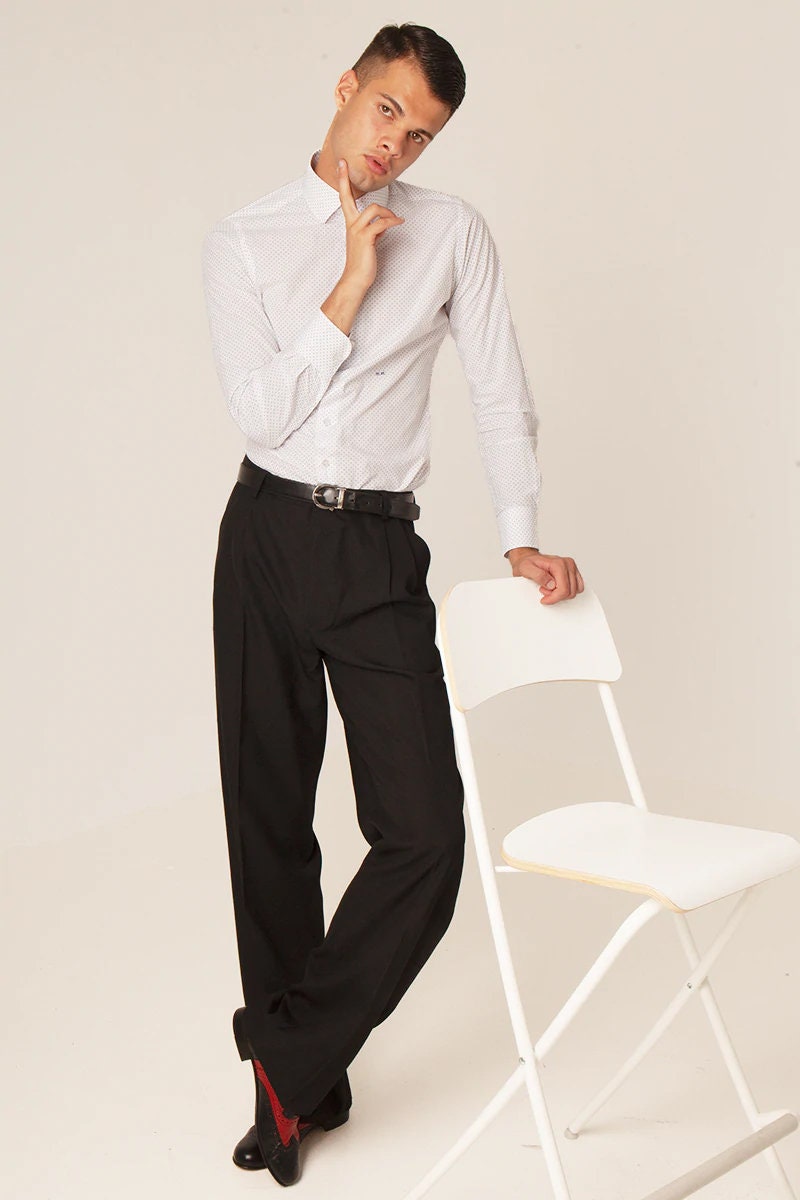 Men Argentine Tango Pants Men Ballroom 