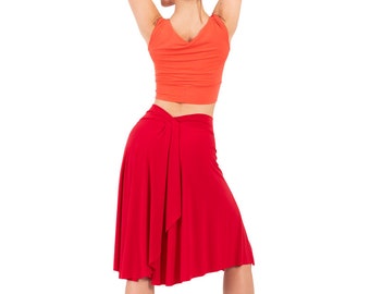 アルゼンチンタンゴ ＊ミロンガ ＊ スカート アルゼンチンタンゴスカート、太ももまでスリットの入ったスカート