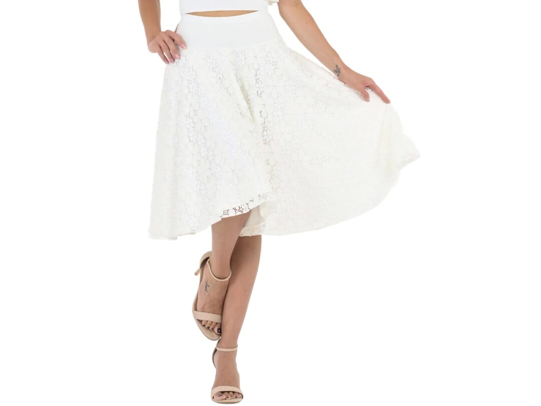 FULL SWING SKIRT IN AZURE