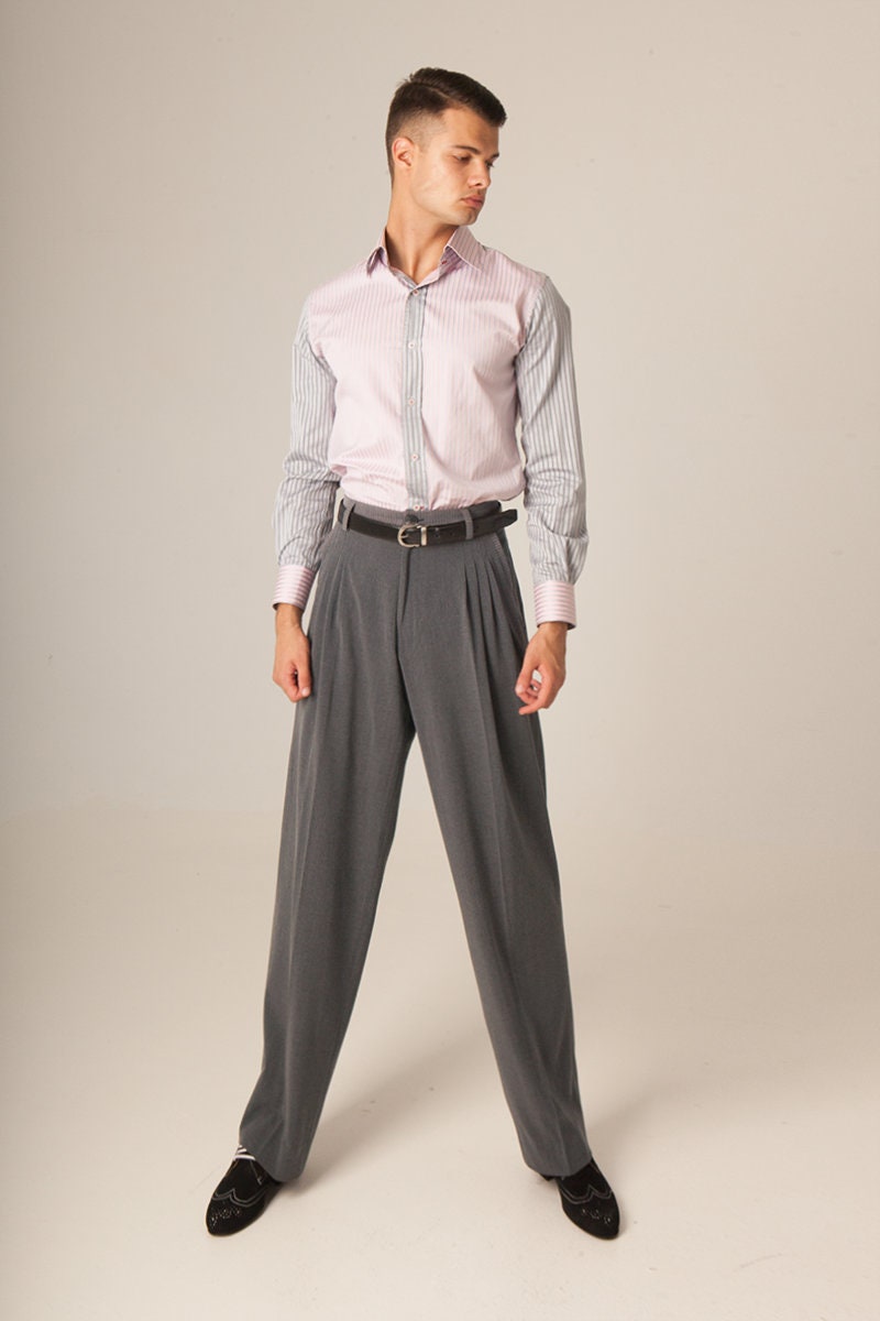 Pure Cotton Checked Peg Trousers