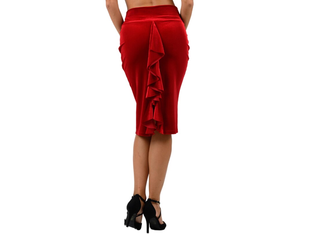 Jupe Enveloppante French Connection Taille 6 - Style Salsa, Rose, Occasion Très Bon état