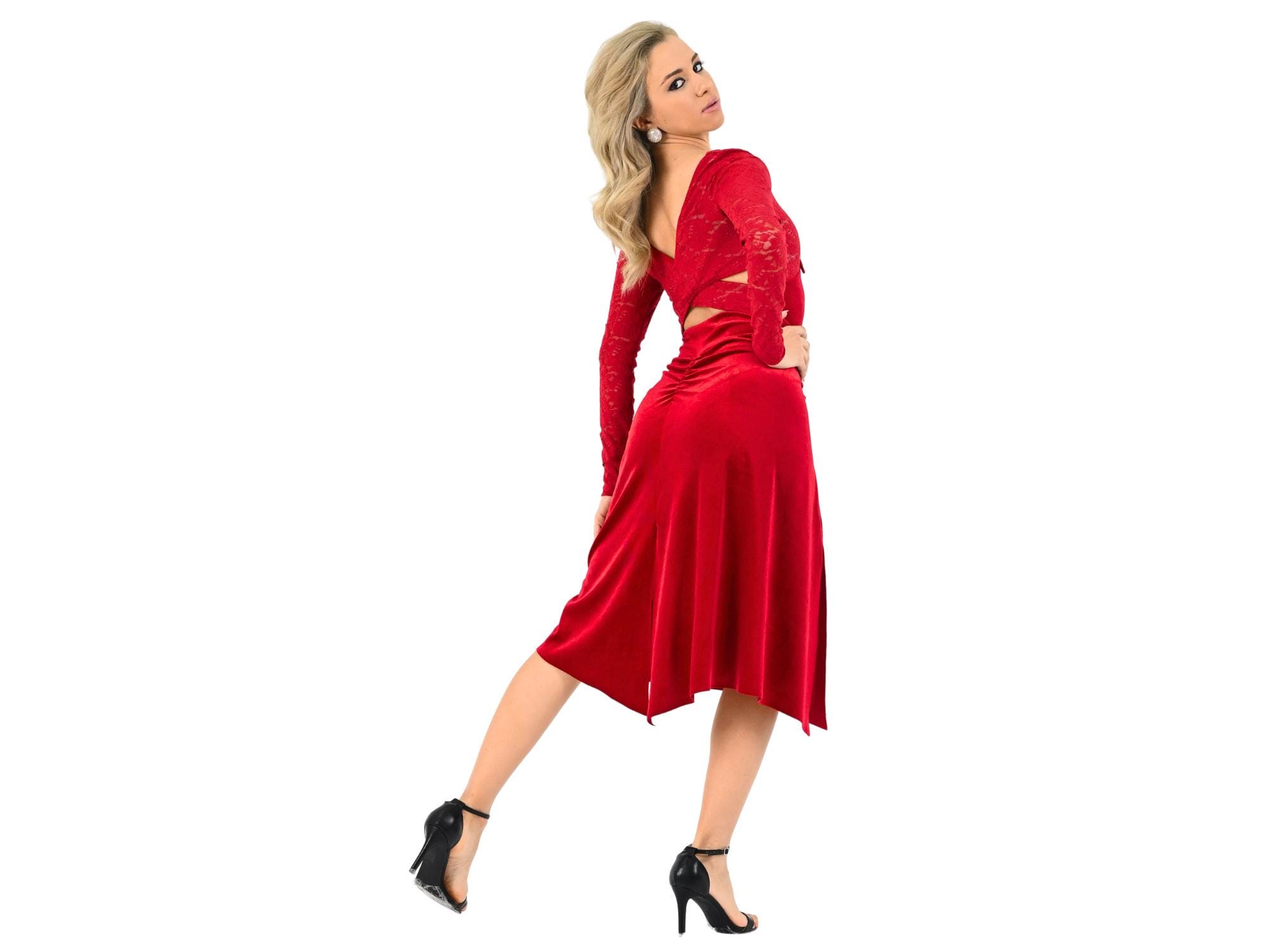 long sleeve floral ruffle dress Veda Long Sleeve Floral Tiered Ruffle Maxi Dress Blue