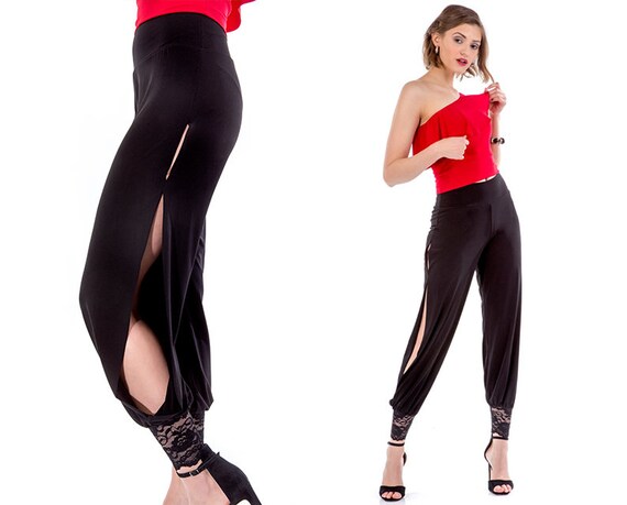 Argentine Tango Pants Ankle Cuff Pants 