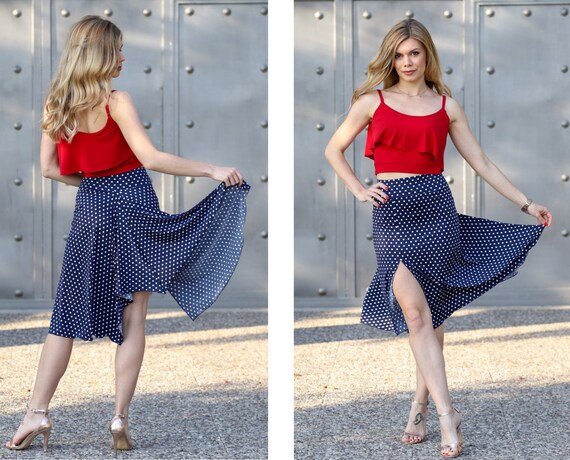 latin dance practice skirt