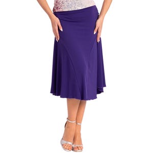 Dancebox Empire State Latin Skirt - Amarant Pink Latin & Tango Dance Skirt for practice, performance, events & dancesport competitions