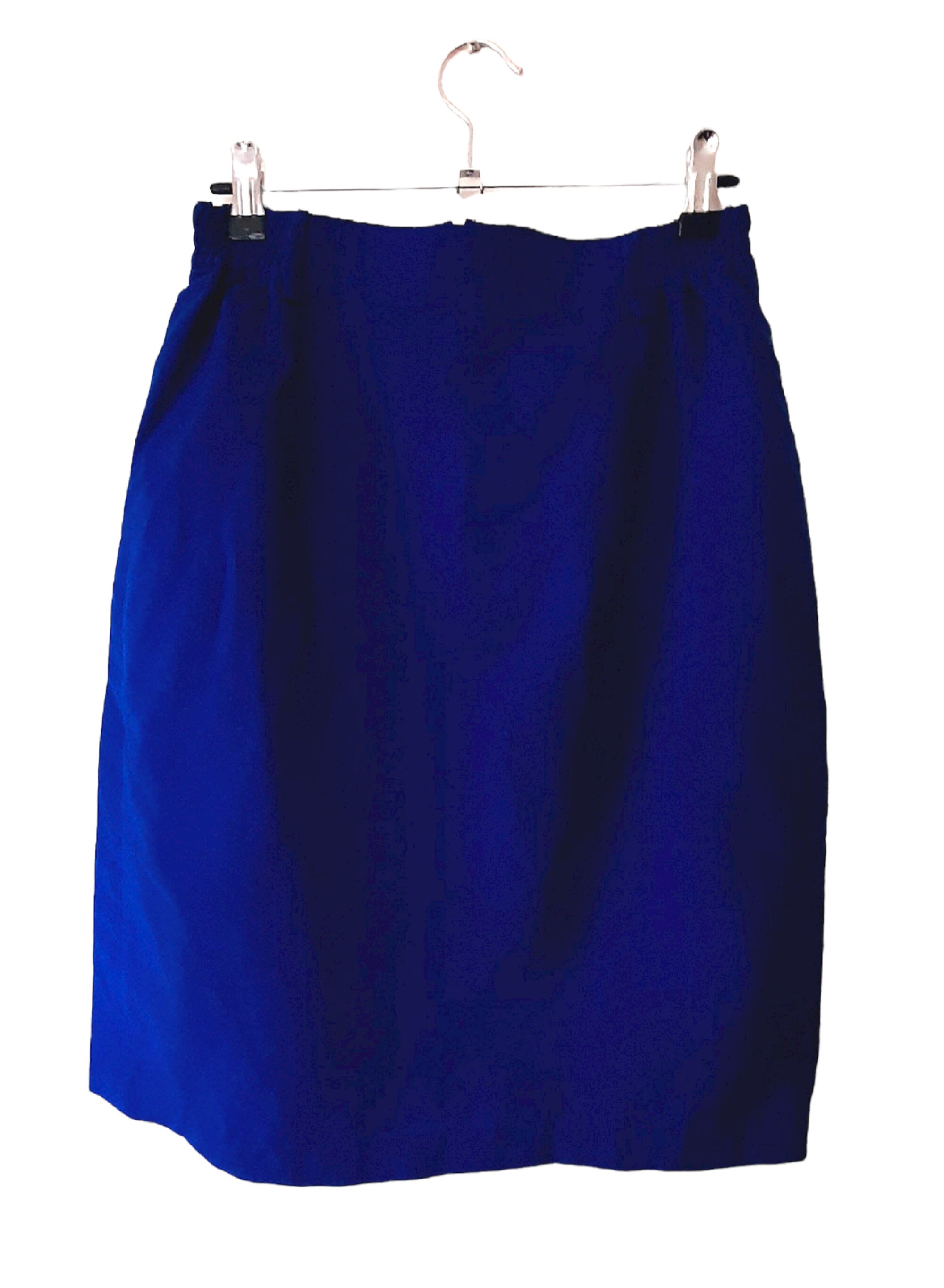 Royal blue vinyl clearance skirt