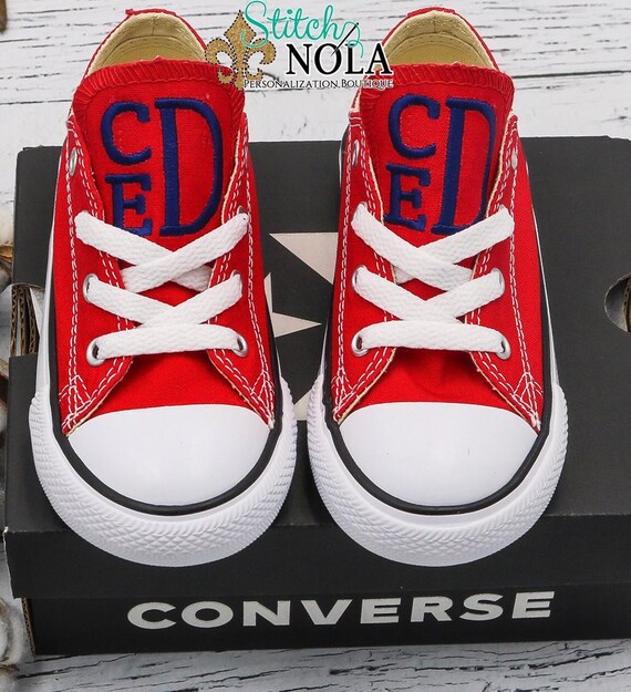 monogram converse shoes