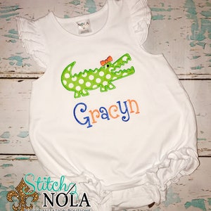 Alligator Bubble, Tee, Gown, or Bodysuit