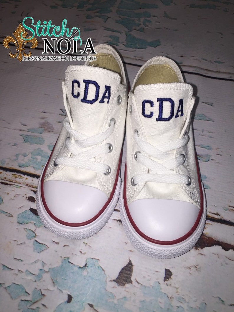 monogrammed chuck taylors