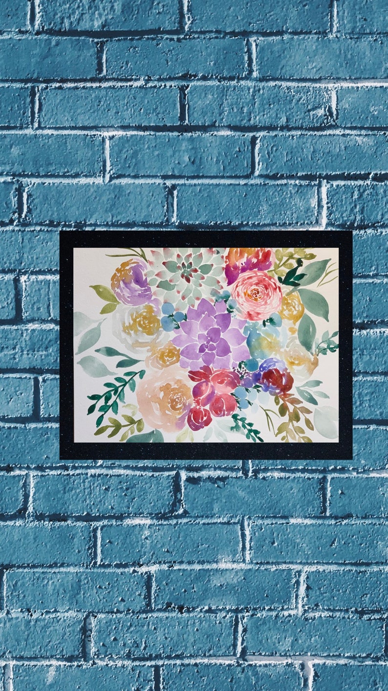 Watercolor Flower Bouquet